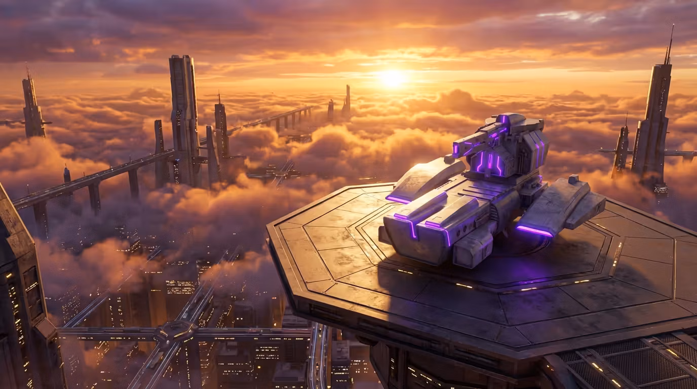 Hovering Roboter Monster