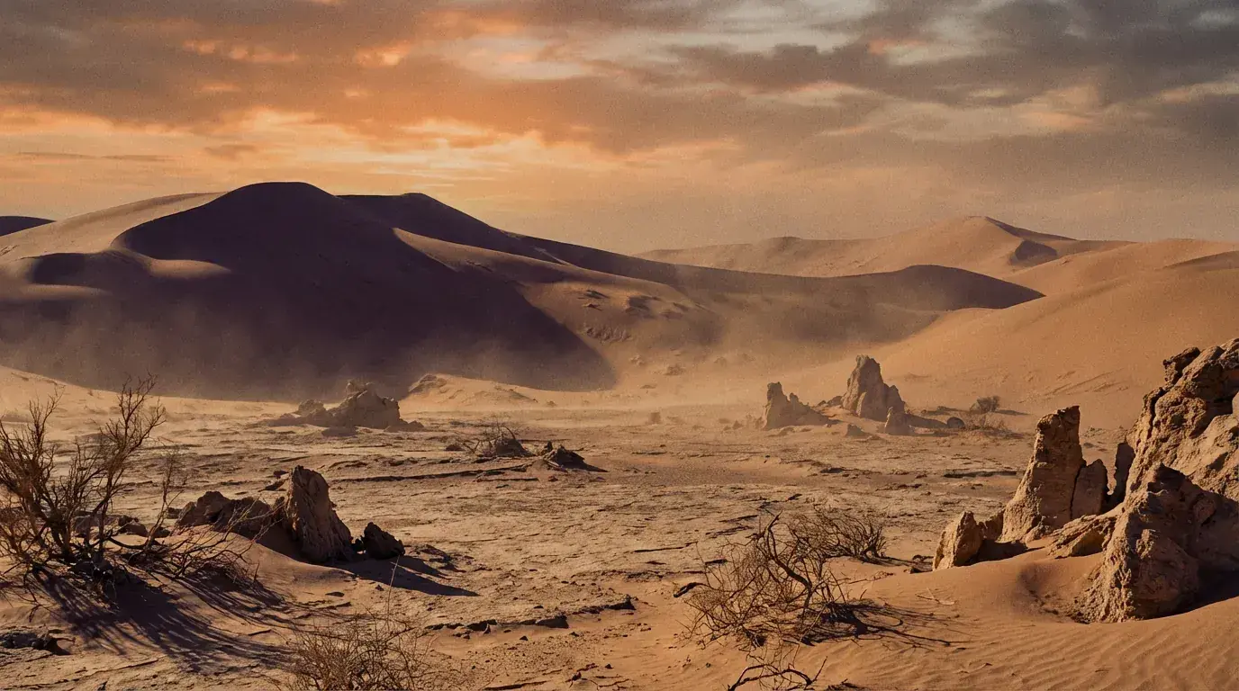 Rough land environment